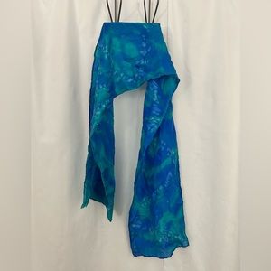 Hand made silk scarf